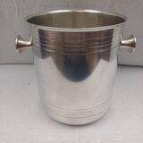Christofle modèle vibration - seau à champagne Luc Lanel métal argenté tbe