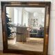 Grand miroir ancien bois doré 108cmx118cm