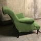 Fauteuil  Napoléon III vert