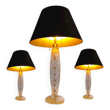 John Hutton for Donghia 3 table lamps ‘Sirena’ 1980’s