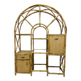 Etagère rotin vintage