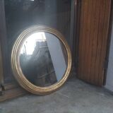 Round golden mirror, 46 cm