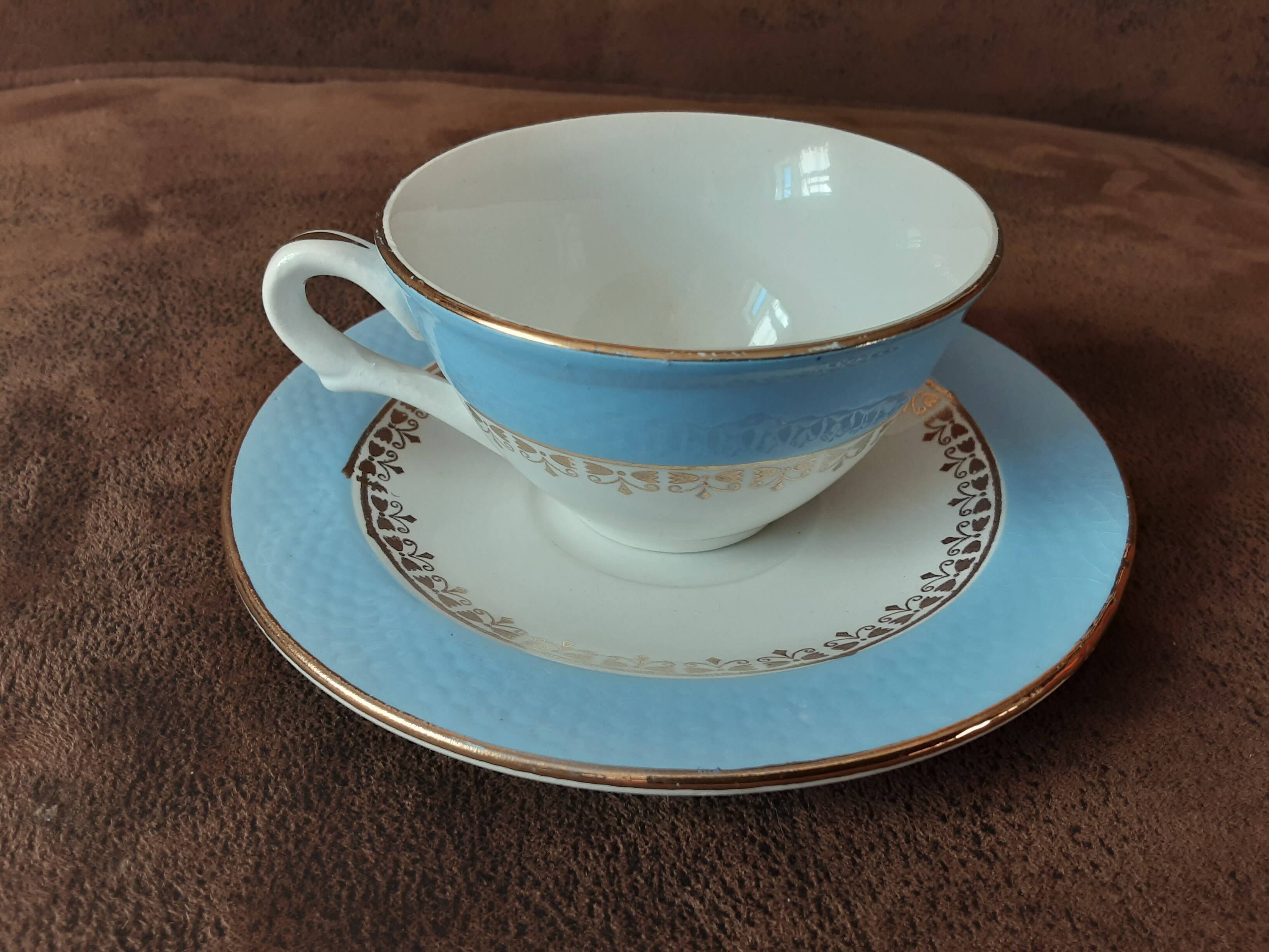 Coffee set at Café Gilbert