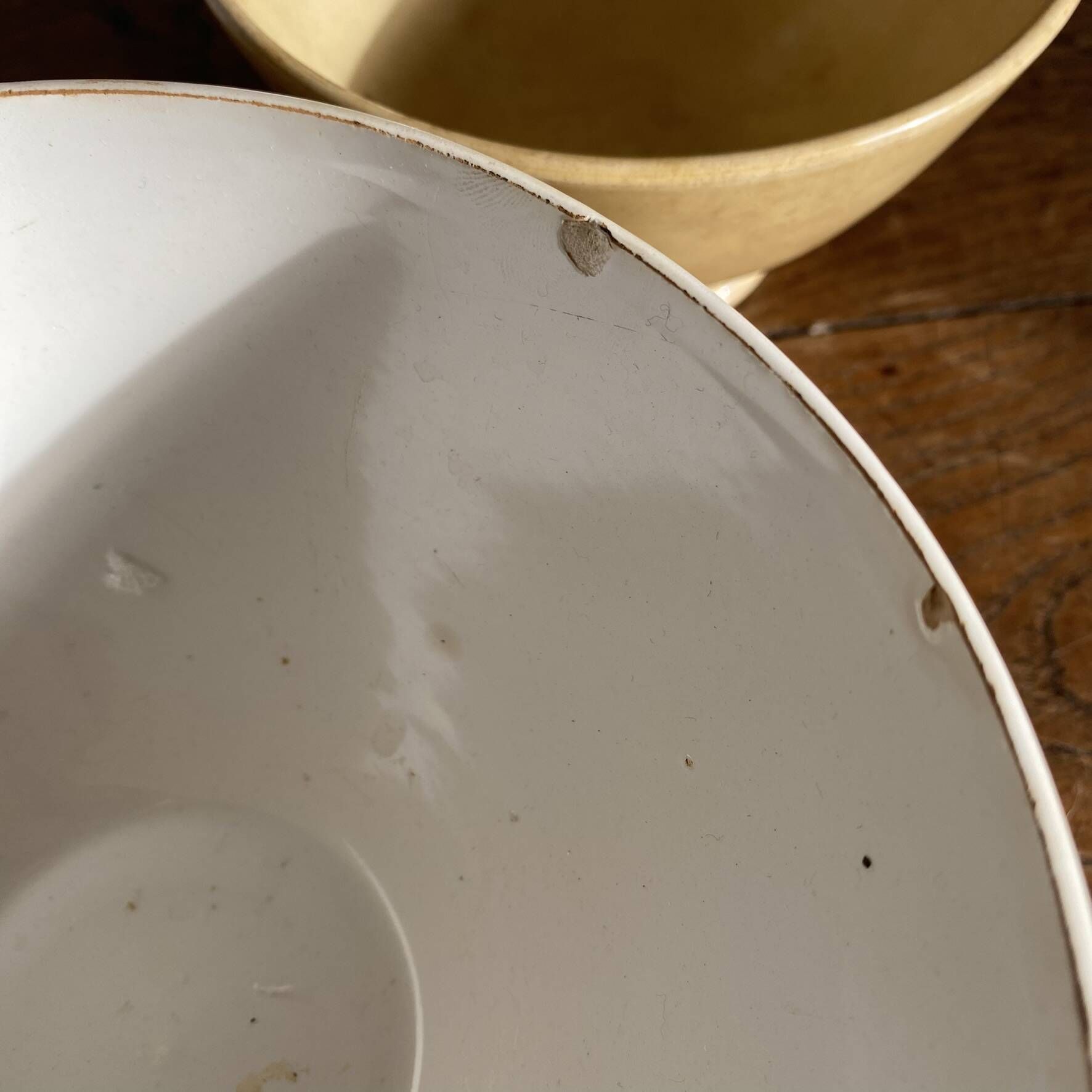 Old bowls Digoin and Lesieur