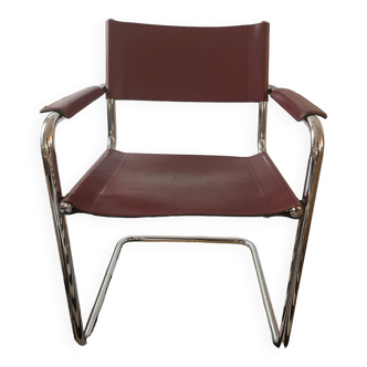 Matteo Grassi Cognac Chair, 1970