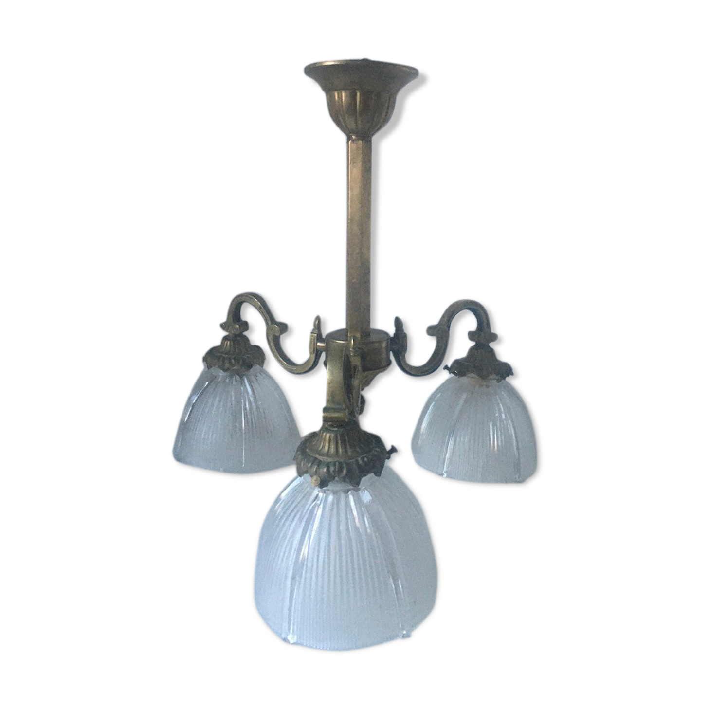 40/50 style brass chandelier