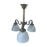 40/50 style brass chandelier