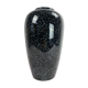 Black and white speckled vase