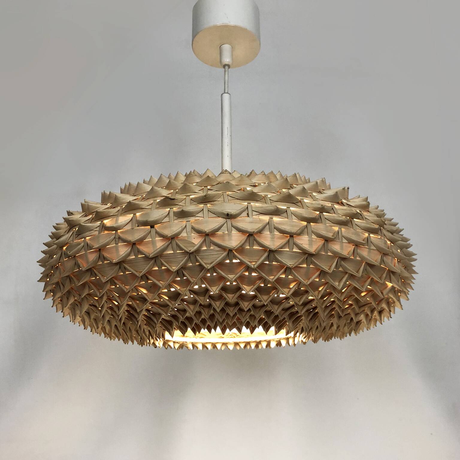 Large suspension design by Wiebke Braasch in coconut palm for Ikea 2010