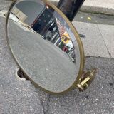 Brass mirror,