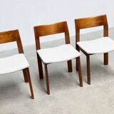 1970's sculptural Italian dining chairs