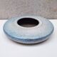 Flat ceramic vase by Nadia and Alain Pinel