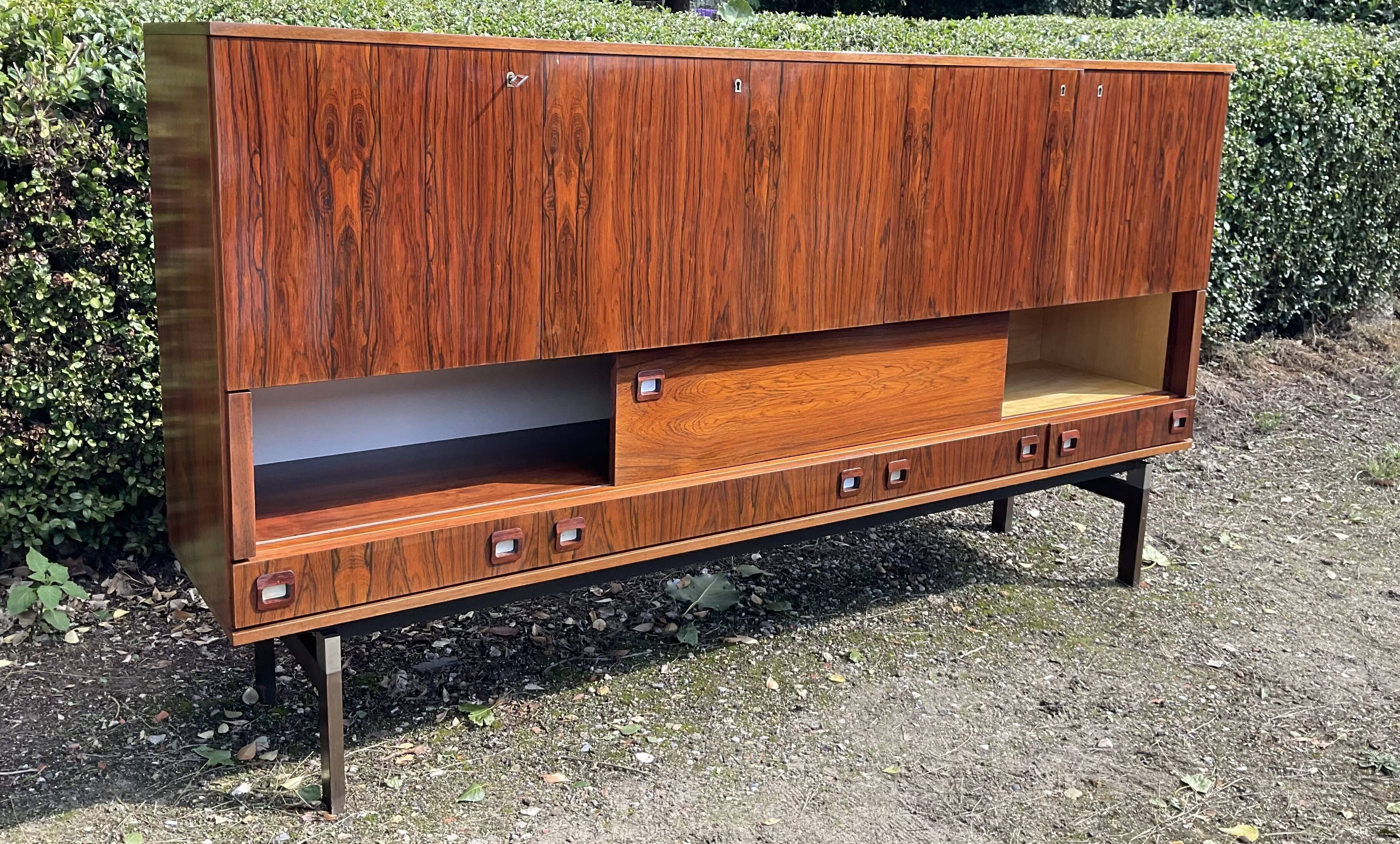 Scandinavian rosewood row from the 60s
