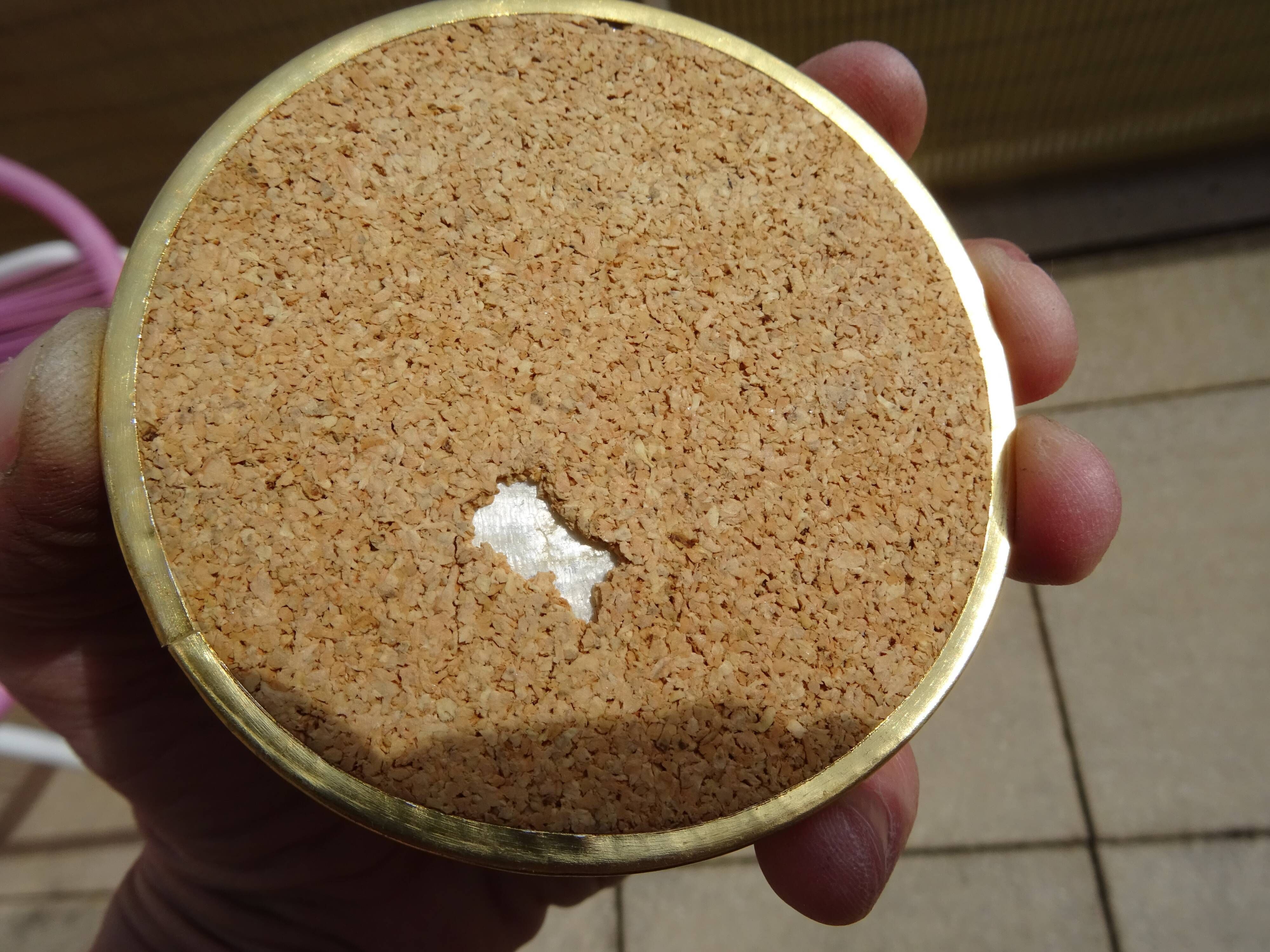 Series of 12 vintage mother-of-pearl coasters