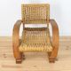 Armchair for Vibo Vesoul in wood and rope