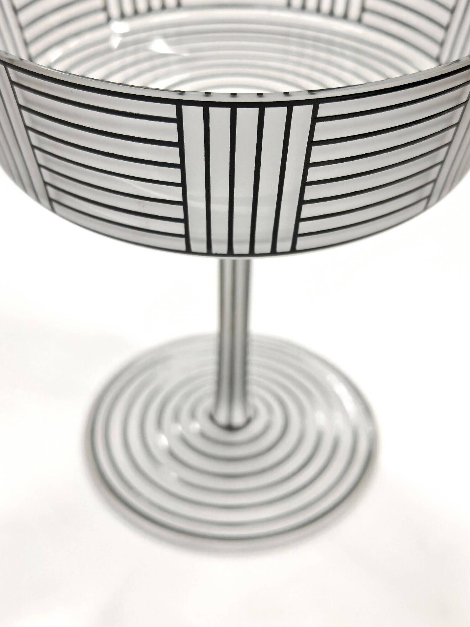 Set of 6 Champagne Coupes Series B by Josef Hoffmann for Wiener Werkstätte