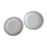 2 hollow plates in iron earth Sarreguemines