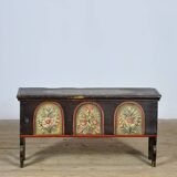 Folk art wedding chest, circa 1850