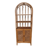 Rattan shelf