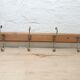 Coat holder 4 brass patères 19th