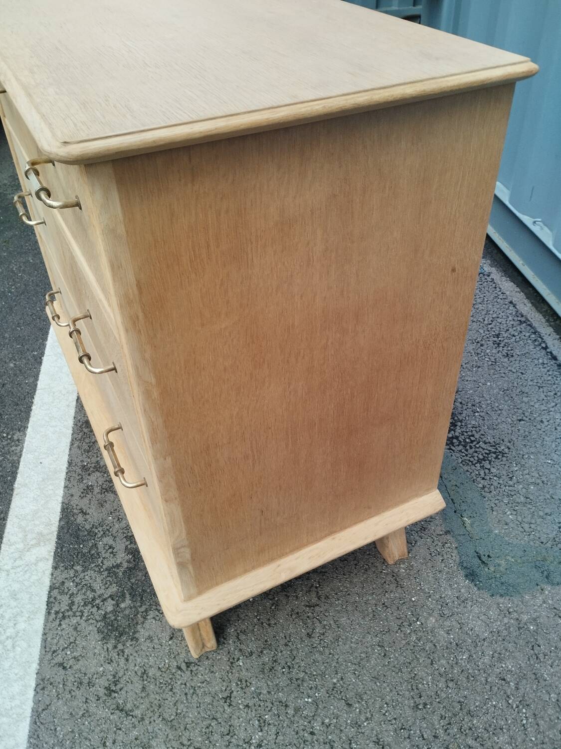 Commode pieds compas ancien vintage