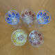 Ensemble de 5 verres à liqueur en cristal Reims 1950