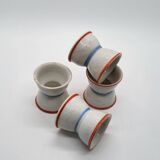 Porcelain diabolo egg cup, set of 4
