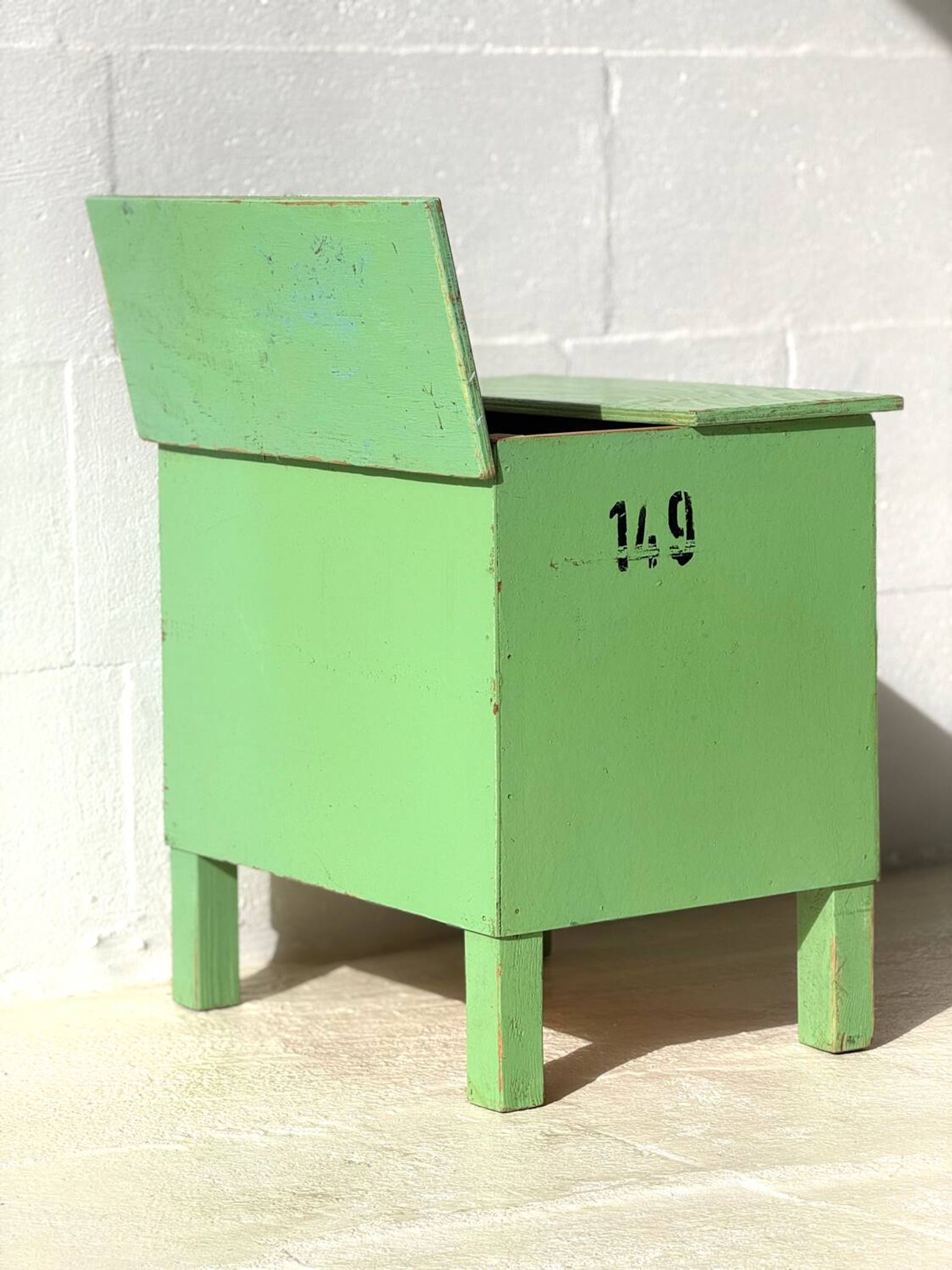 Table industrielle vintage, années 1960