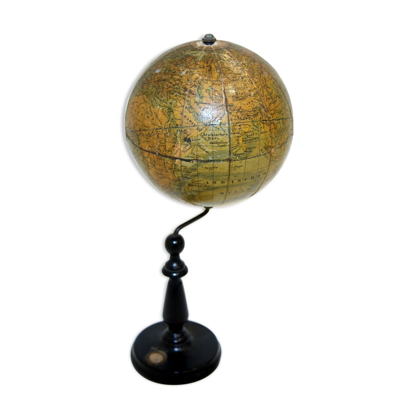 Wooden globe, Sweden, 1940