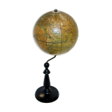 Globe terrestre en bois, Suède, 1940