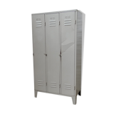 Vintage industrial 3-door-locker