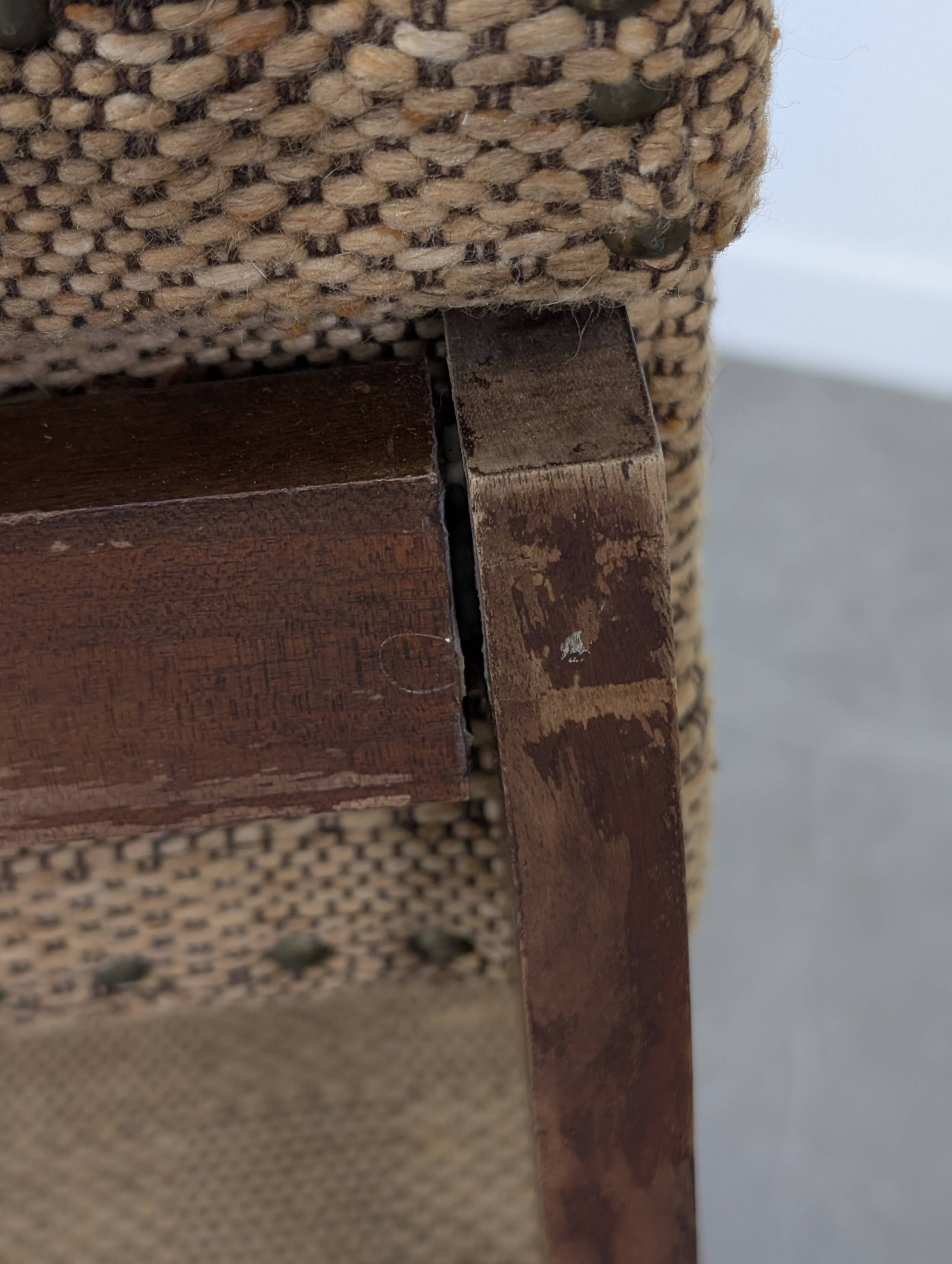 Pair of Rietveld Style Chairs with Adjustable Seat and Backrest, 1950s