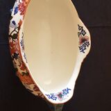 Gien earthenware centerpiece planter. With tray.