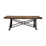 Industrial metal and wood console 1920