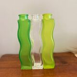 Trio of green wave soliflores