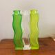 Trio de soliflores vague vert