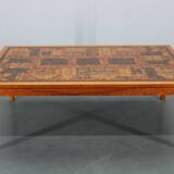 1980s Danish end-grain mosaic coffee table by Middelboe & Linduma for Tranekaer