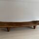 Grand banc ancien monoxyle en bois massif – 173 cm – pièce sculpturale