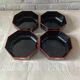 4 large 20 cl opaline cups french vintage arcoroc model octime, year