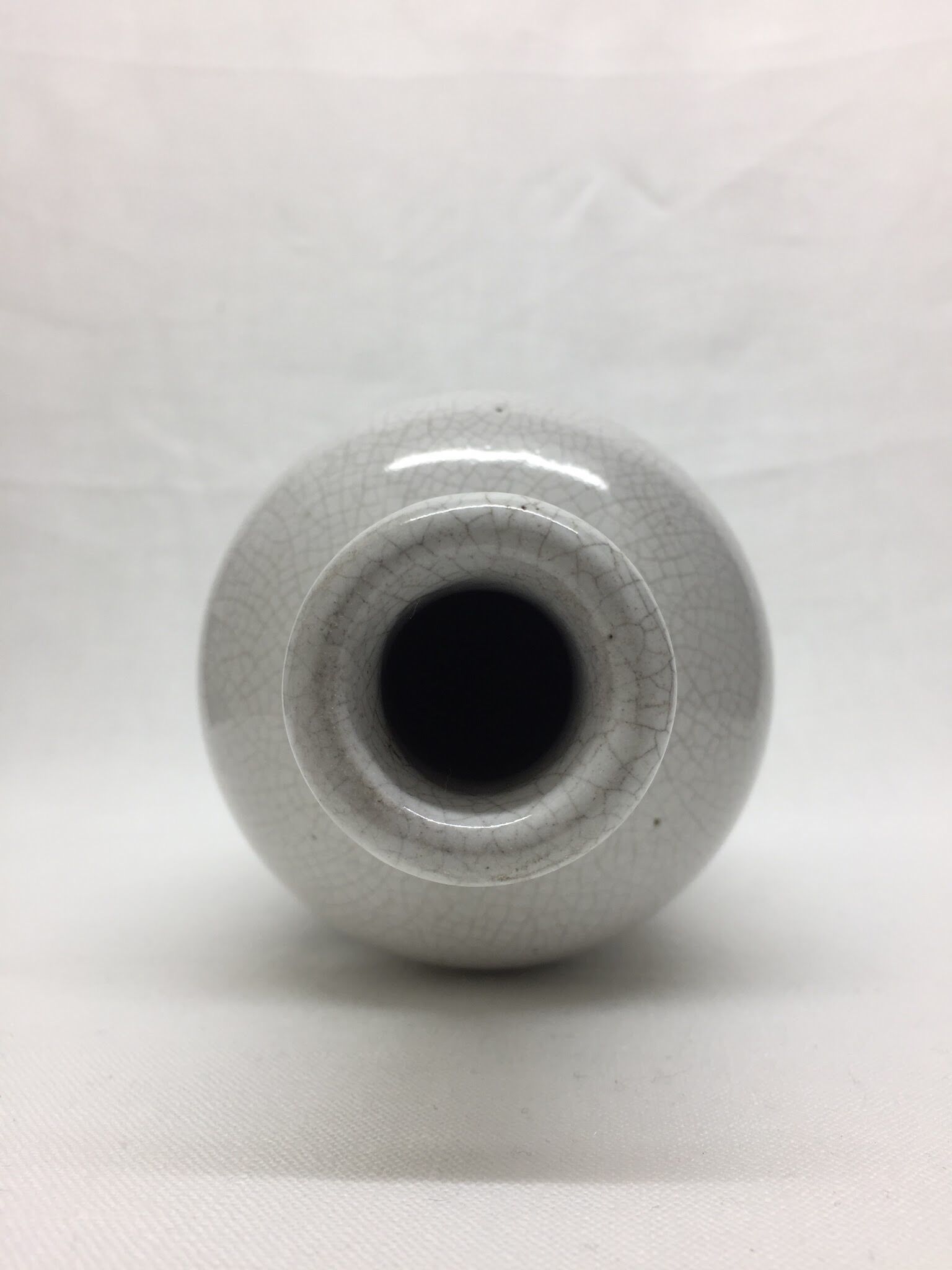 Enamelled with L'olivier stoneware bottle
