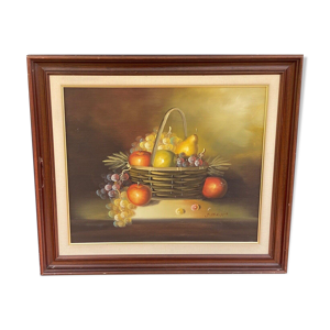 Huile sur toile par j philippe