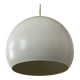 Vintage white metal pendant light, France 1980