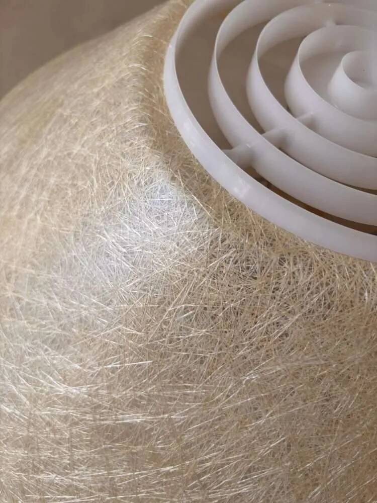 Louis Kalff ceiling light Philips from the 1950s in fibreglass.