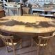 Table ovale en merisier naturel