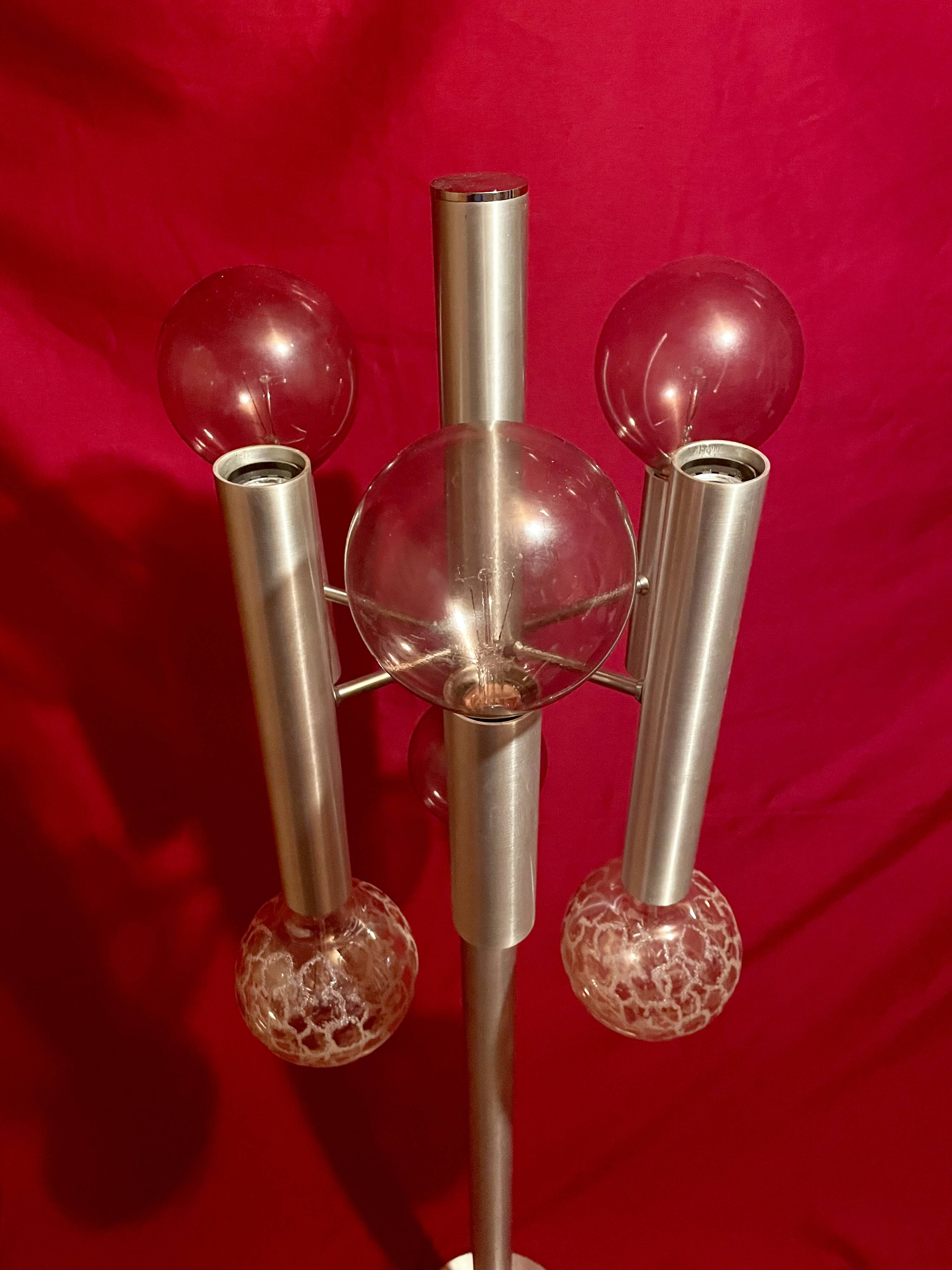 "RAAK" floor lamp, "Sputnik" inspiration, vintage, from the 70s