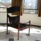 Fauteuil Safari danois moderne en cuir à dossier haut par Erik Wørts pour Nils Eillersen, années 1960
