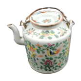 Théière en porcelaine de canton XIXe