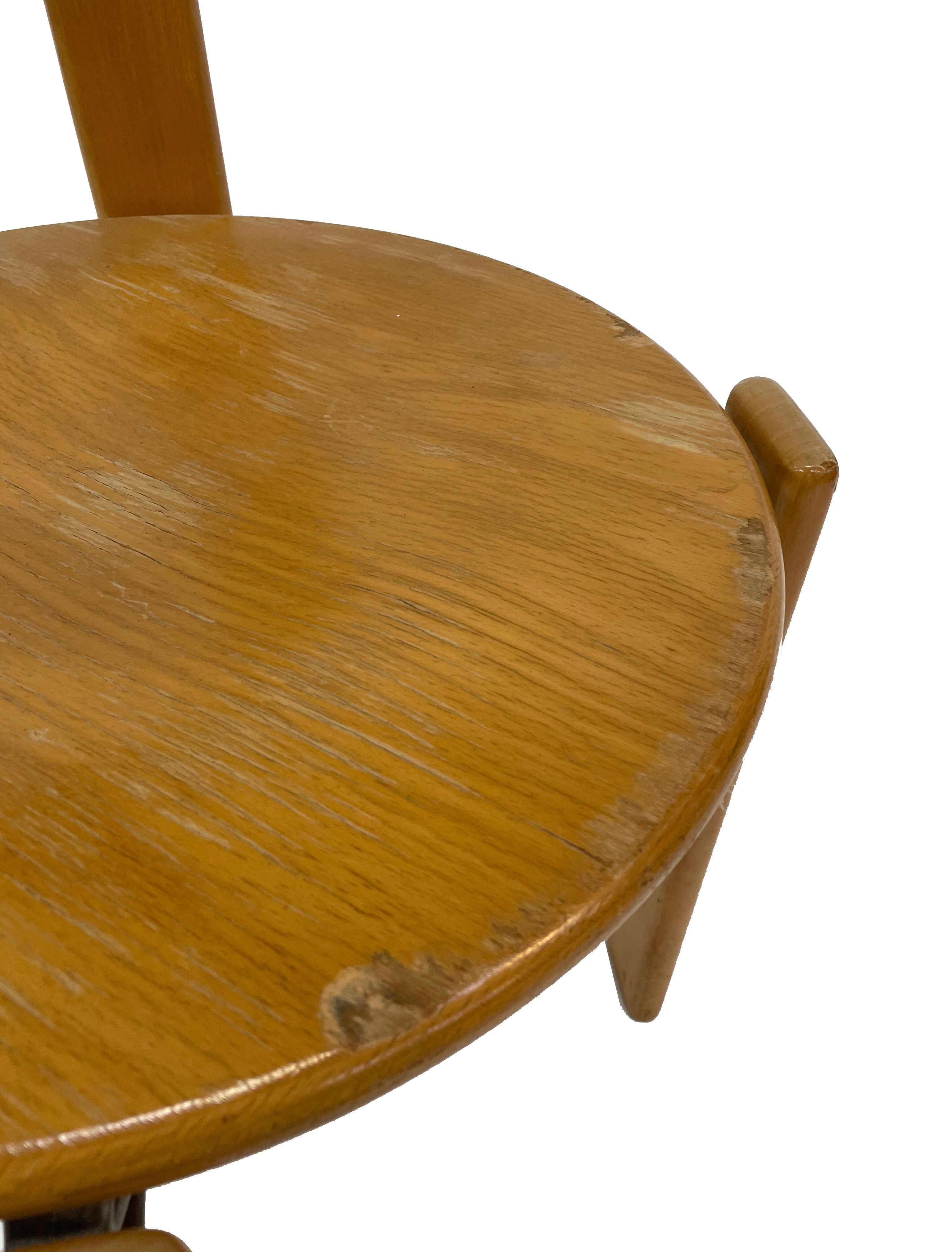Ensemble de cinq chaises, modèle Rey 33, Bruno Rey pour Dietiker / Kusch & Co.
