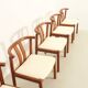 6 teak chairs by Hans J. Frydendal, Denmark 1970