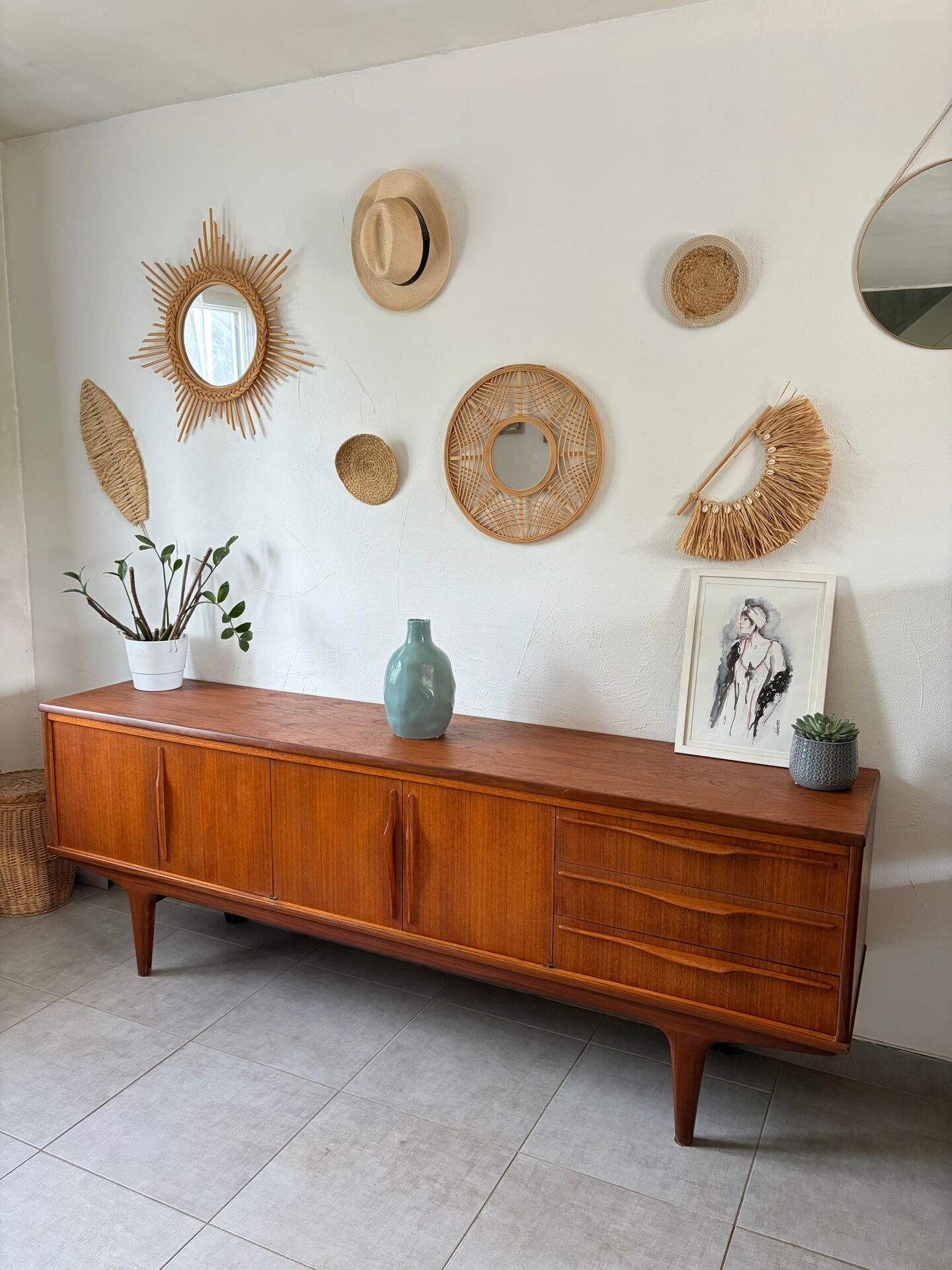 Vintage Scandinavian enfilade Andersen Johannes